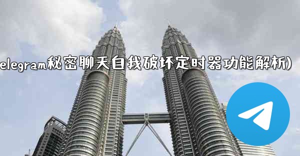 Telegram はシークレット チャットに対してどのような自己破壊タイマー設定をサポートしていますか？(Telegra