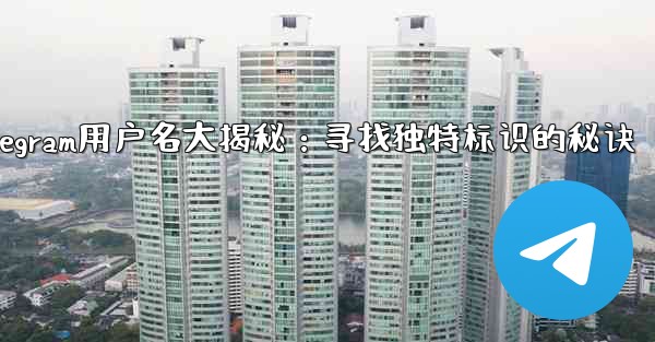 Telegram のユーザー名 (ユーザー名) は必要ですか？;Telegram用户名大揭秘：寻找独特标识的秘诀