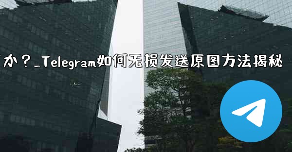 telegram はどのようにして元の画像を圧缩せずに送信しますか?_Telegram如何无损发送原图方法揭秘