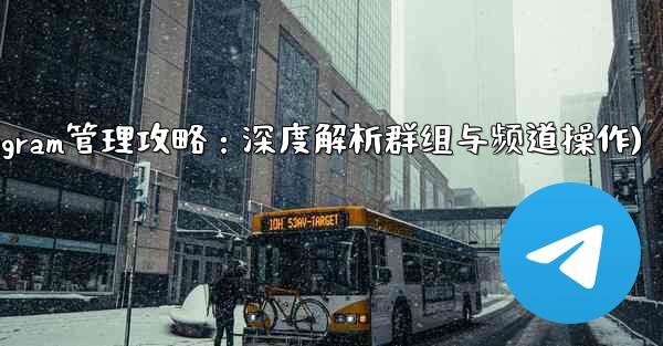 telegram管理员权限(Telegram管理攻略:深度解析群组与频道操作)