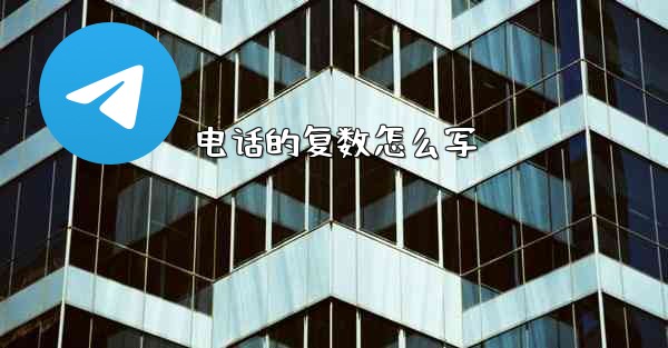 电话的复数怎么写