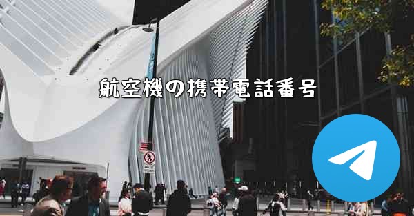航空機の携帯電話番号