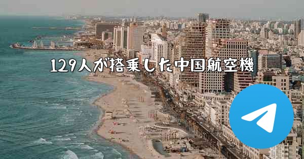 129人が搭乗した中国航空機