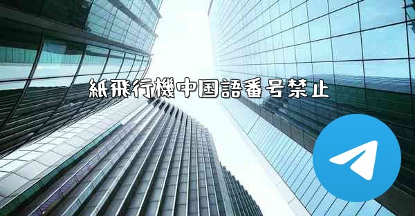 <b>紙飛行機中国語番号禁止</b>