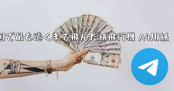 中国で最も遠くまで飛んだ紙飛行機 A4用紙