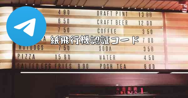 紙飛行機認証コード