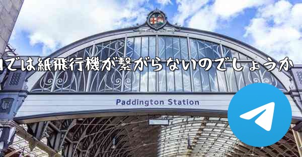 なぜ国内では紙飛行機が繋がらないのでしょうか