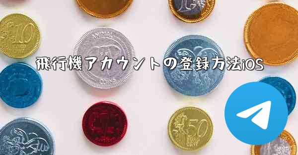 <b>飛行機アカウントの登録方法iOS</b>