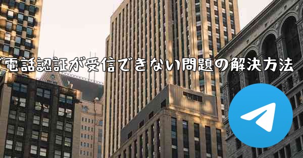 紙飛行機で電話認証が受信できない問題の解決方法