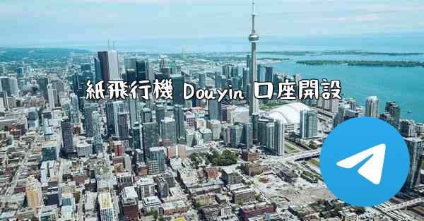 紙飛行機 Douyin 口座開設
