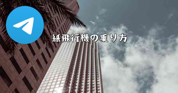 紙飛行機の乗り方