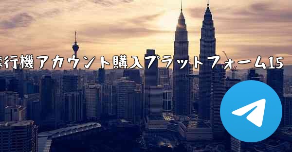 紙飛行機アカウント購入プラットフォーム15