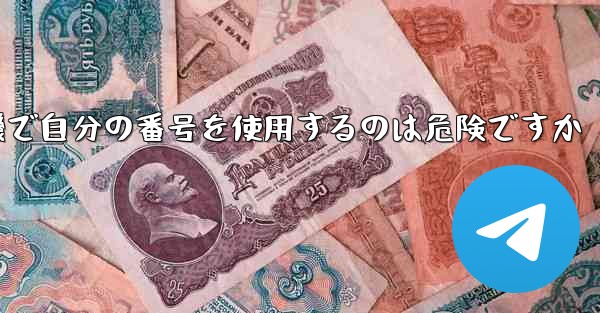 紙飛行機で自分の番号を使用するのは危険ですか