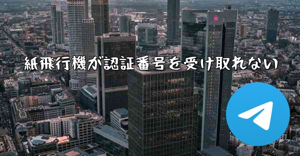 紙飛行機が認証番号を受け取れない