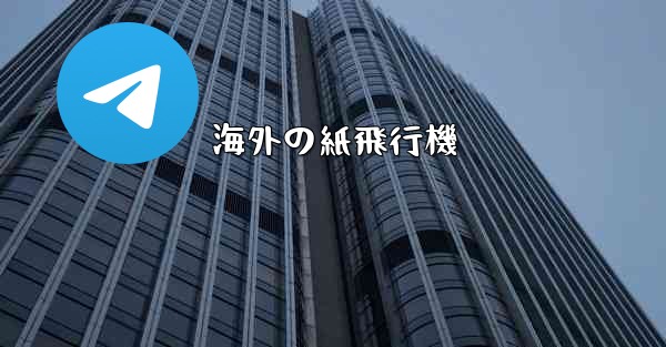 <b>海外の紙飛行機</b>