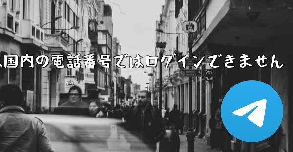 Paper Planeは国内の電話番号ではログインできません