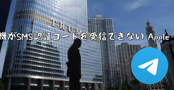 紙飛行機がSMS認証コードを受信できない Apple