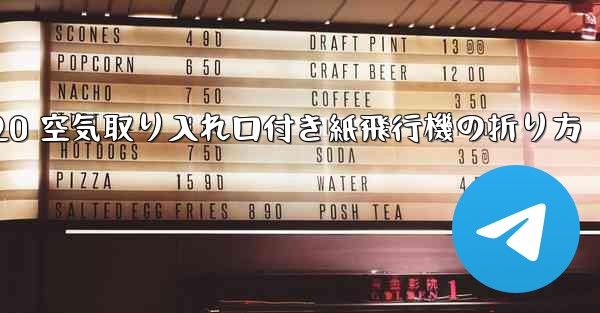 <b>J-20 空気取り入れ口付き紙飛行機の折り方</b>