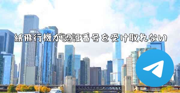 紙飛行機が認証番号を受け取れない