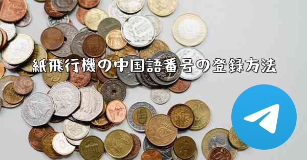 紙飛行機の中国語番号の登録方法