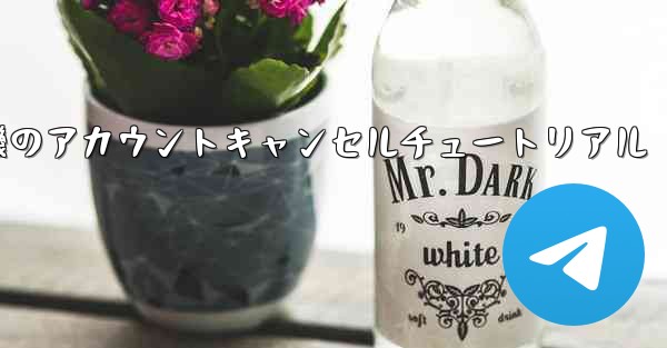 紙飛行機のアカウントキャンセルチュートリアル