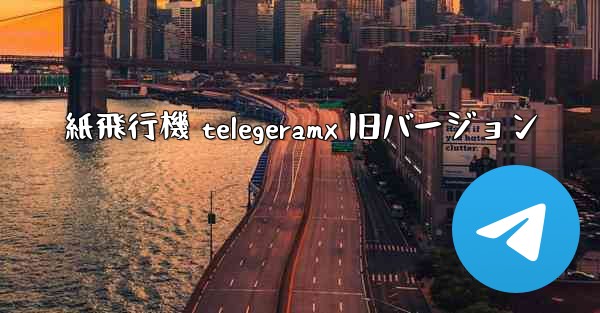 <b>紙飛行機 telegeramx 旧バージョン</b>