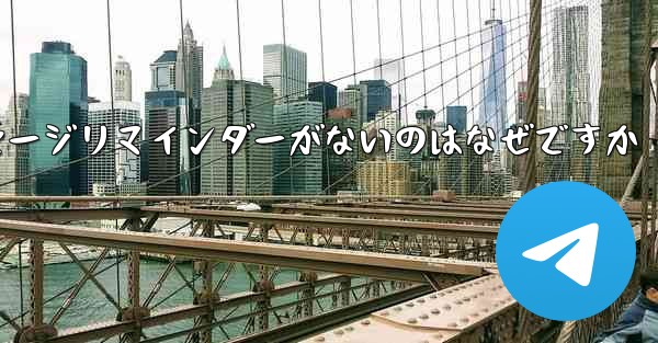 紙飛行機にメッセージリマインダーがないのはなぜですか