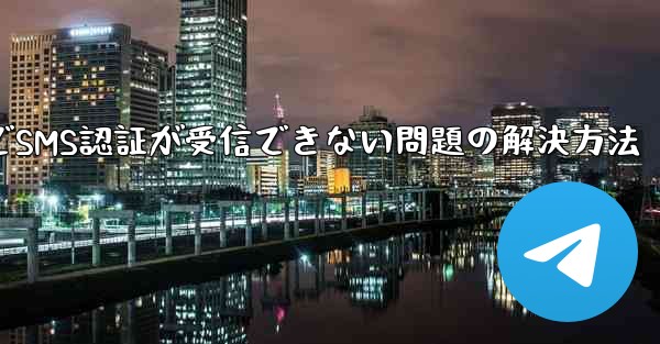 紙飛行機でSMS認証が受信できない問題の解決方法
