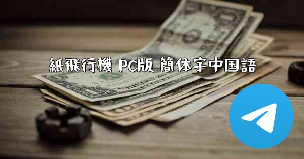 紙飛行機 PC版 簡体字中国語