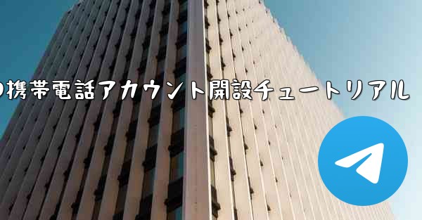 紙飛行機の携帯電話アカウント開設チュートリアル