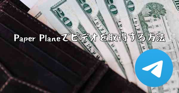 Paper Planeでビデオを取得する方法