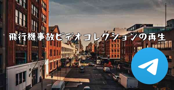 飛行機事故ビデオコレクションの再生