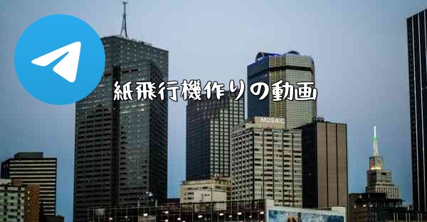 紙飛行機作りの動画