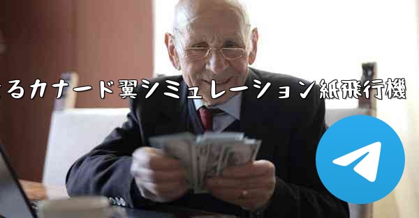 <b>折り畳んで飛行できるカナード翼シミュレーション紙飛行機</b>