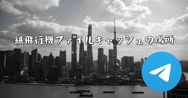 紙飛行機ファイルキャッシュの場所