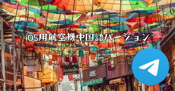 iOS用航空機中国語バージョン