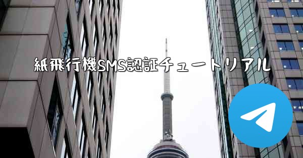 紙飛行機SMS認証チュートリアル