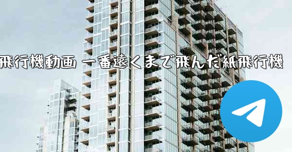 折り紙飛行機動画 一番遠くまで飛んだ紙飛行機