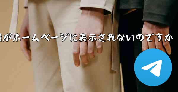 なぜ紙飛行機がホームページに表示されないのですか