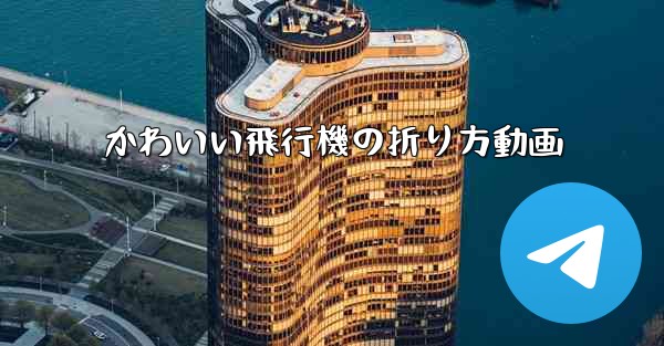 かわいい飛行機の折り方動画