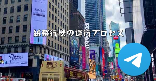 紙飛行機の運行プロセス