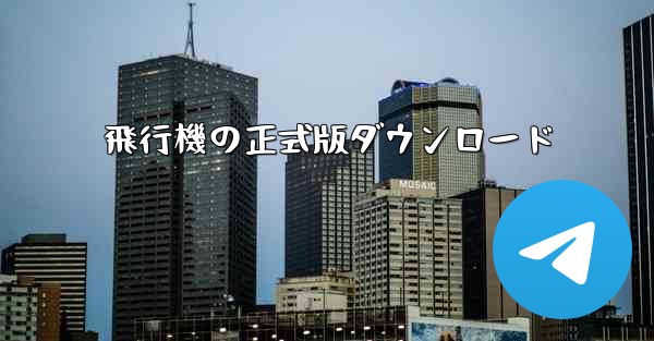 飛行機の正式版ダウンロード