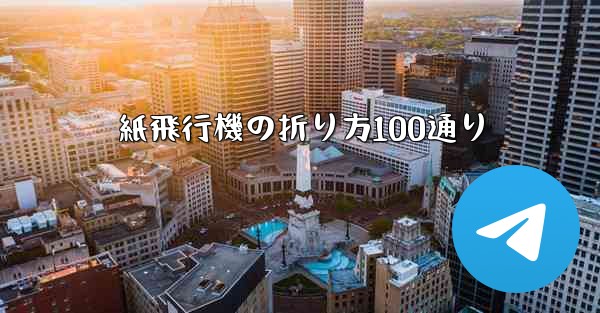 紙飛行機の折り方100通り