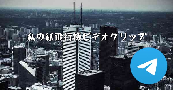 私の紙飛行機ビデオクリップ