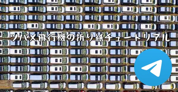 <b>ツバメ飛行機の折り紙チュートリアル</b>