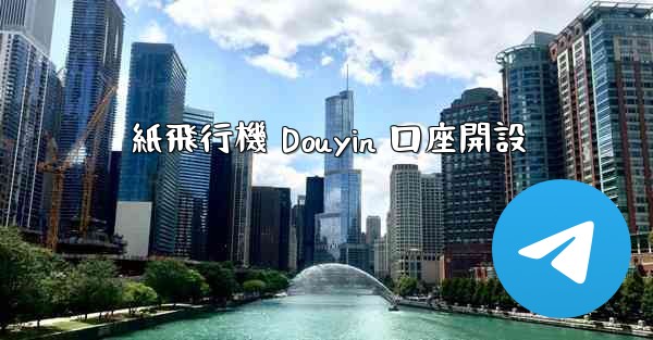紙飛行機 Douyin 口座開設