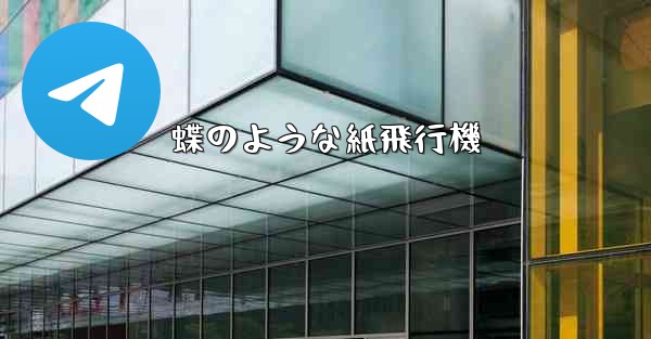 <b>蝶のような紙飛行機</b>