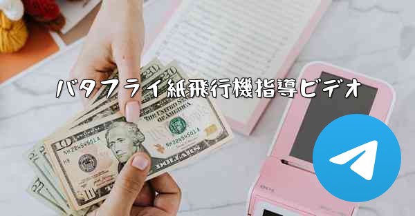 バタフライ紙飛行機指導ビデオ