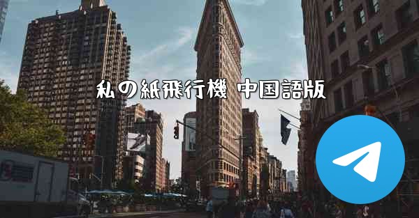 私の紙飛行機 中国語版
