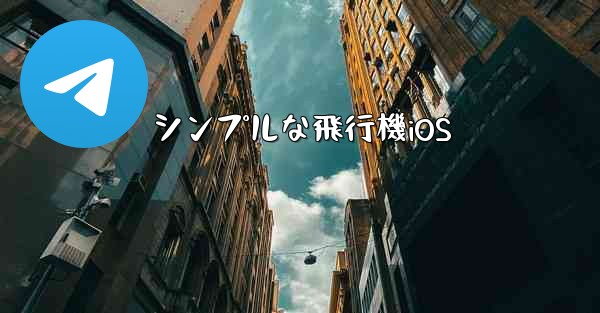 シンプルな飛行機iOS